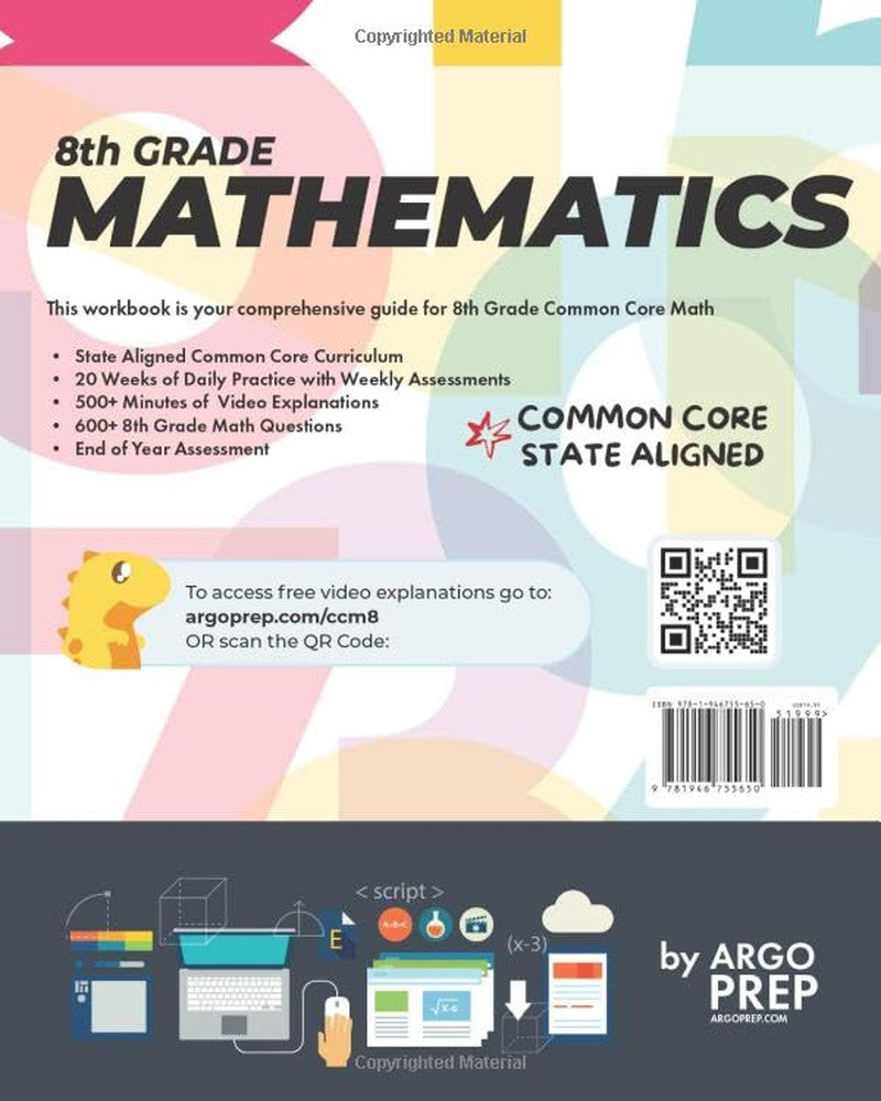 8Th Grade Common Core Math: Daily Practice Workbook | 1000+ Practice Questions a