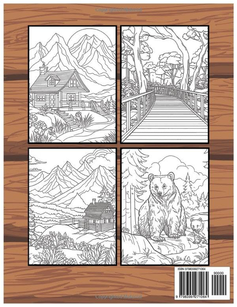Woodland Retreat: 100 Pages of Tranquil Forest Hideaways, Whimsical Creatures, S