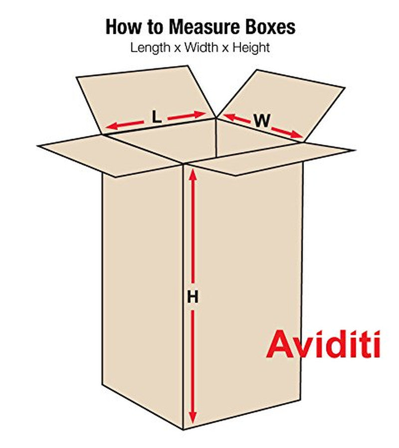 4X4X8 Tall Corrugatedboxes, Tall, 4L X 4W X 8H, Pack of 25 | Shipping, Packaging
