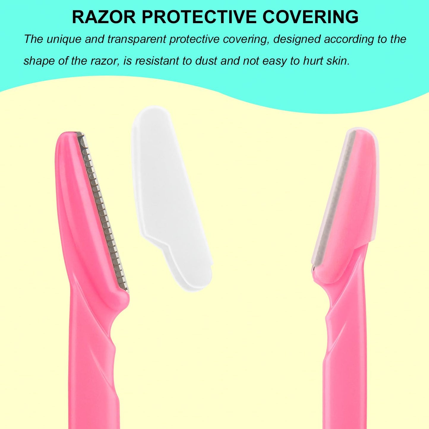 66 Eyebrow Razor and Face Razor for Women and Men, Eyebrow Hair Trimmer and Shav