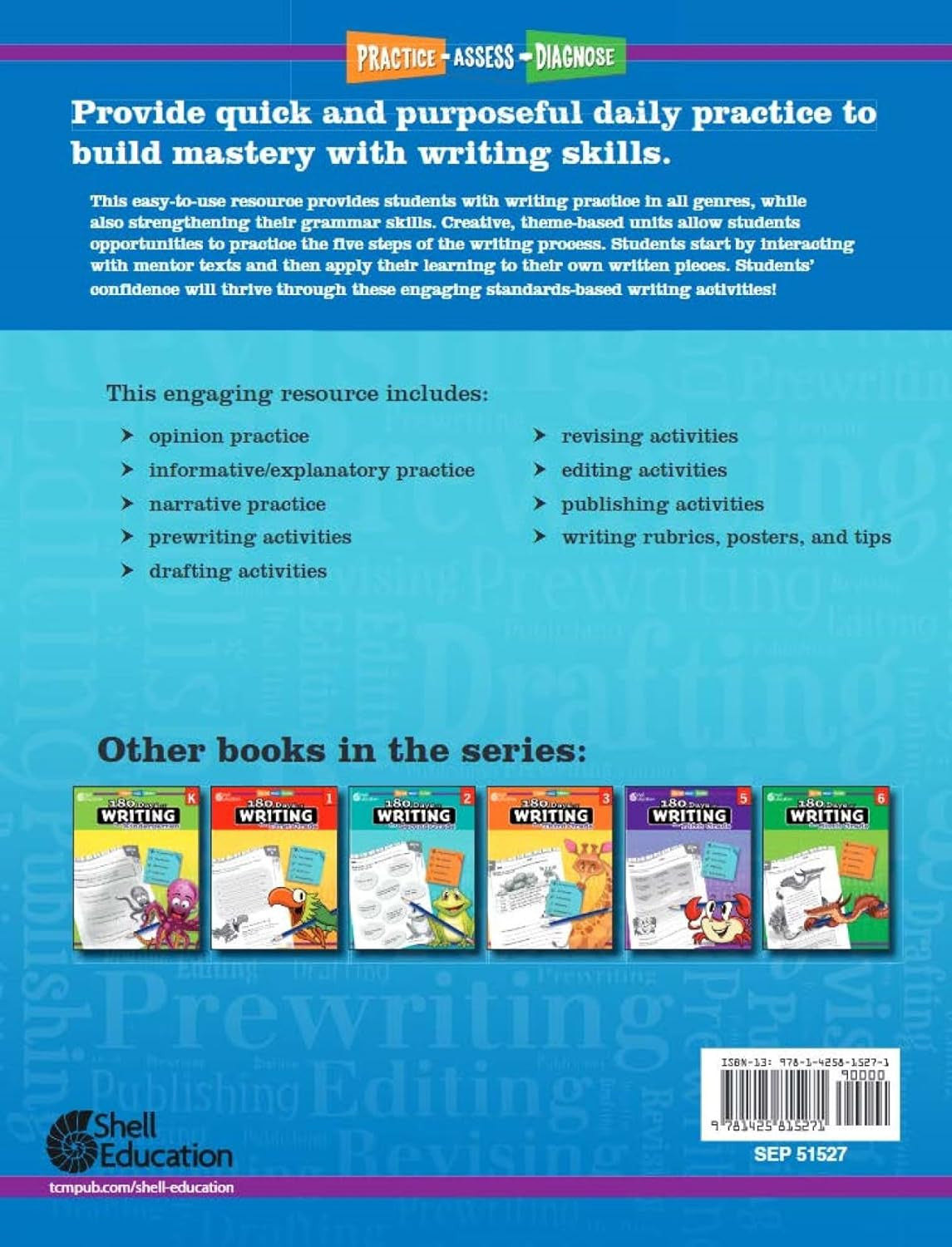180 Days of Writing for Fourth Grade - an Easy-To-Use Fourth Grade Writing Workb