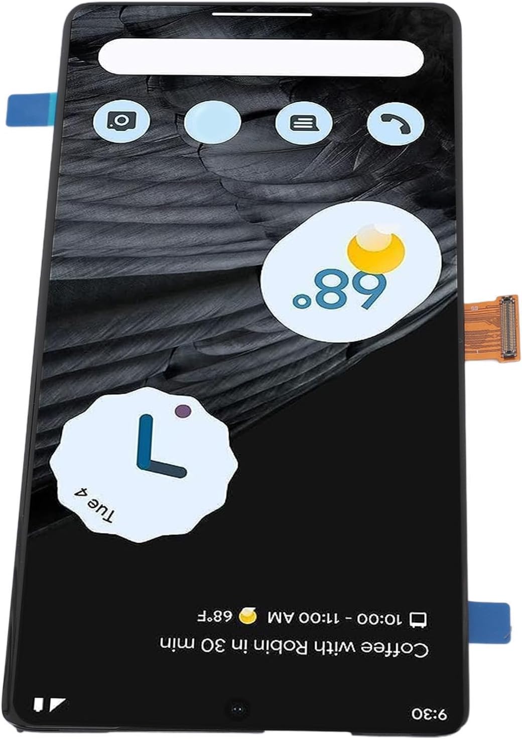 6.7 Inch Screen Replacement for Pixel 7 Pro GP4BC GE2AE, LED Touch LCD Display Digitizer Assembly, Complete Screen Assembly with Repair Tool