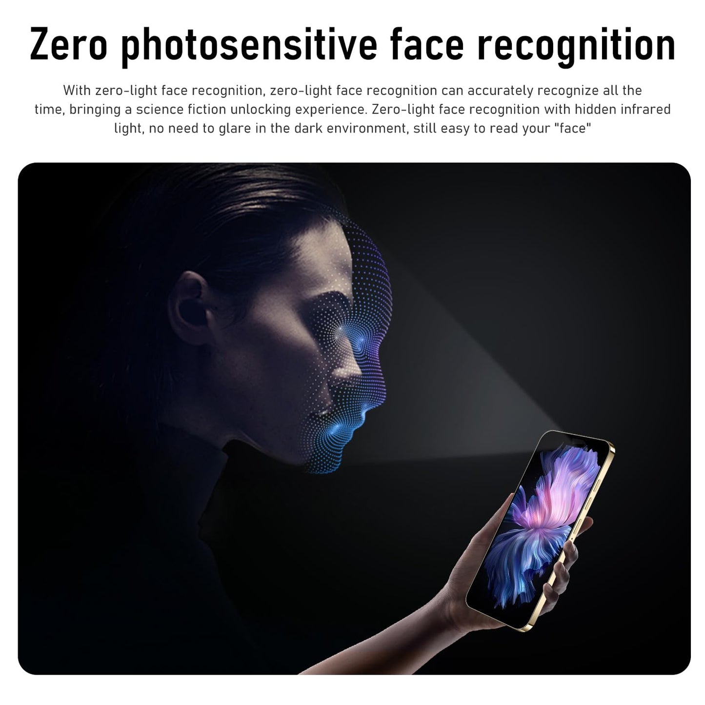 14PROMA X Unlocked Cell Phone,Long Battery Life 6.82" HD Screen Unlocked Phones,Android13 12+512GB Smartphone with 128G Memory Card,Dual SIM/Fingerprint Lock/Face ID/GPS (Purple)