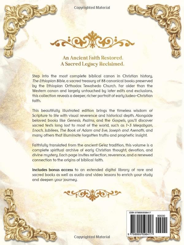 THE COMPLETE ETHIOPIAN BIBLE IN ENGLISH Illustrated: Includes Missing Apocrypha, Book of Enoch, Book of Ezras, Jubilees, Book of Wisdom and Other Sacred Orthodox Lost Books