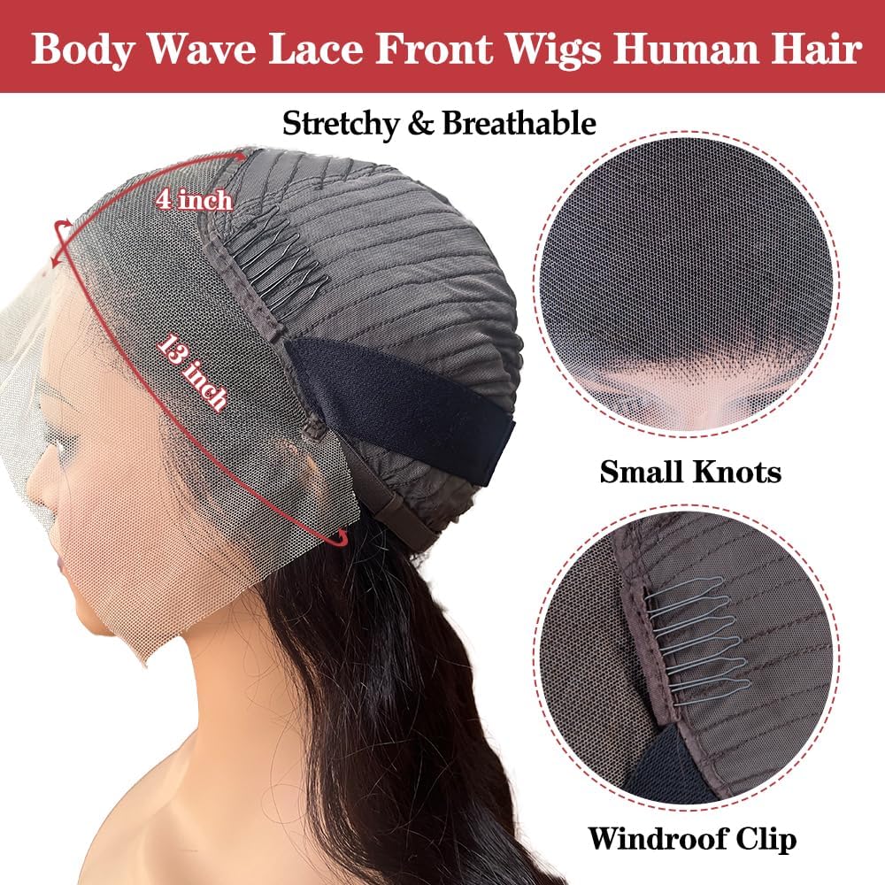 Wear and Go Glueless Wigs Pre Plucked Pre Cut 4x4 Body Wave Bob Wig Human Hair wigs for black women Short Bob Wig Human Hair 180 dentisty natrual color 14inch