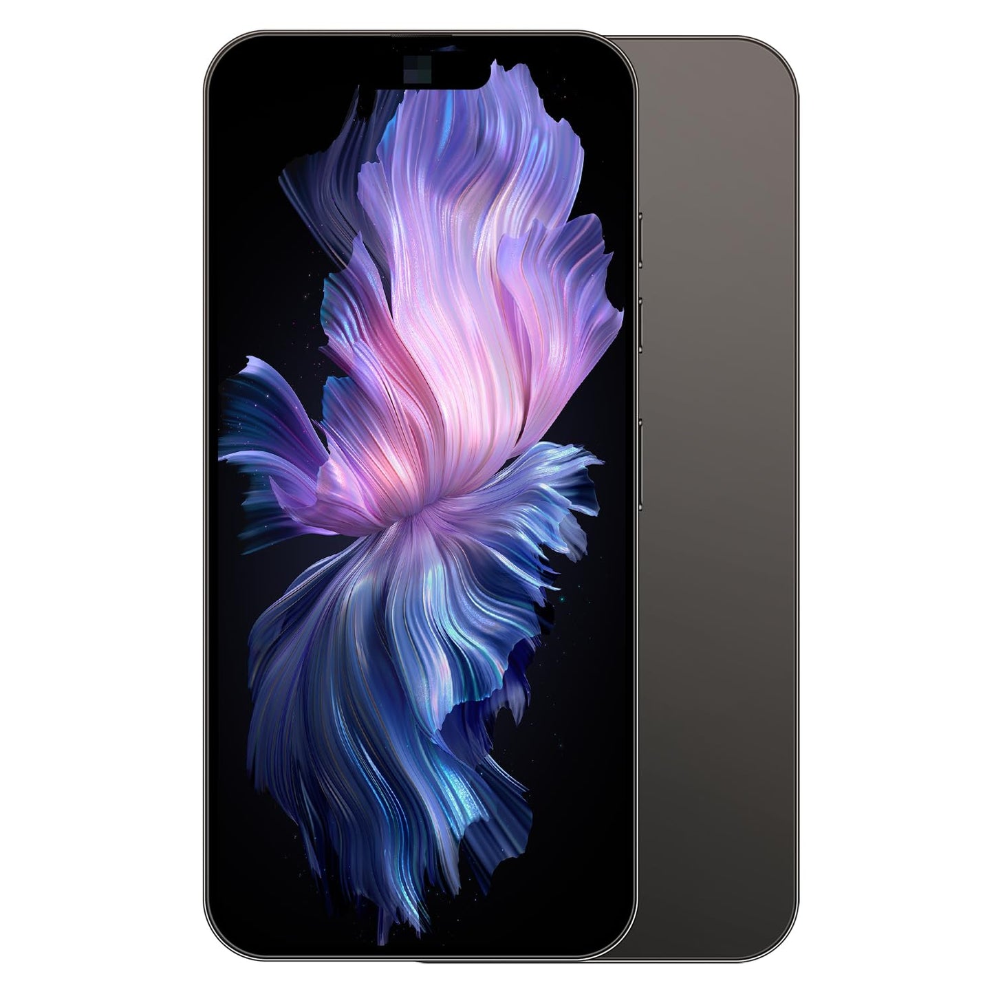 14PROMA X Unlocked Cell Phone,Long Battery Life 6.82" HD Screen Unlocked Phones,Android13 12+512GB Smartphone with 128G Memory Card,Dual SIM/Fingerprint Lock/Face ID/GPS (Purple)