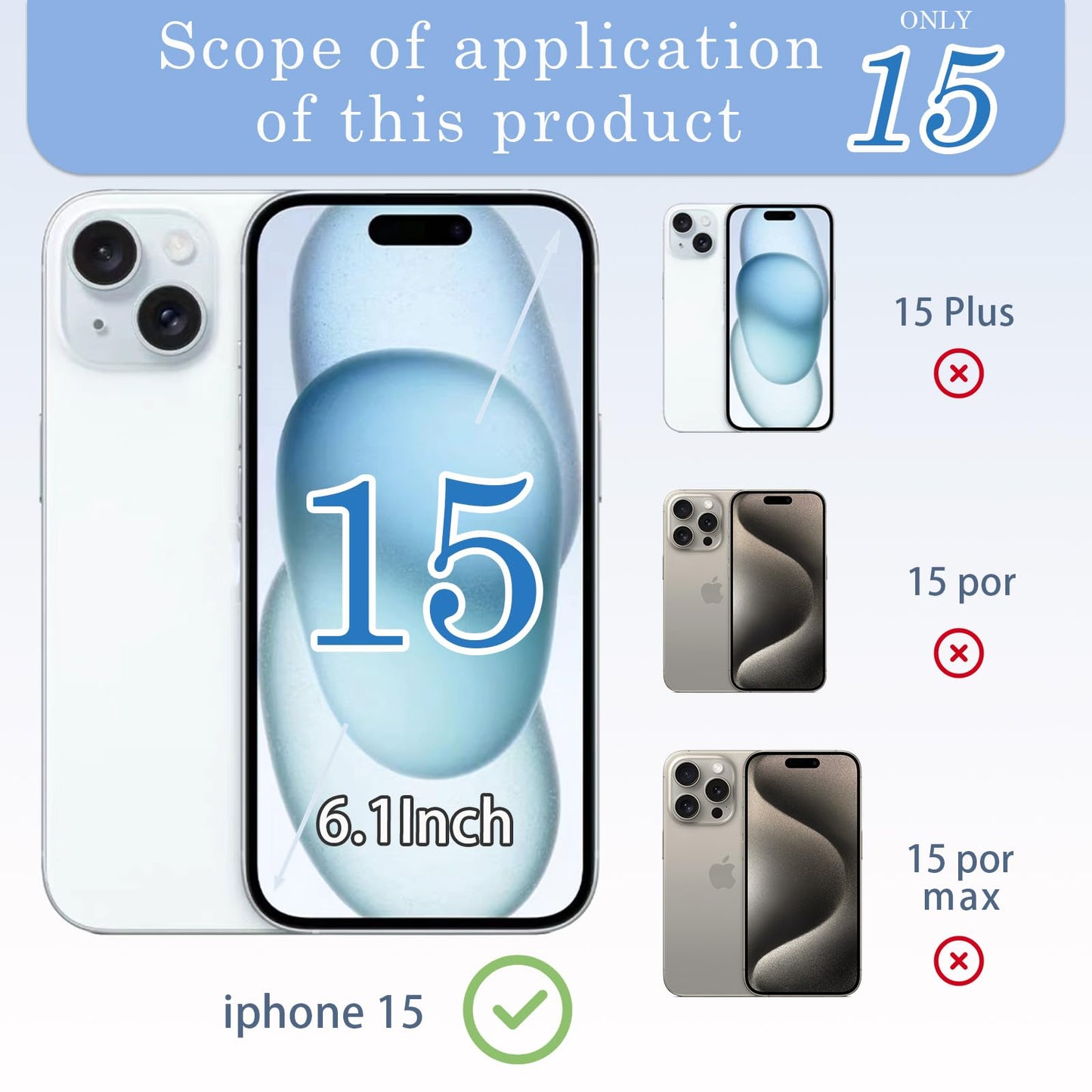 15 Back Glass Replacement with Wireless Charging Flex Cable and Camera Frame All Parts for iPhone 14 (6.1 Inch,Black) Replacement of Equipment Waterproof Tape