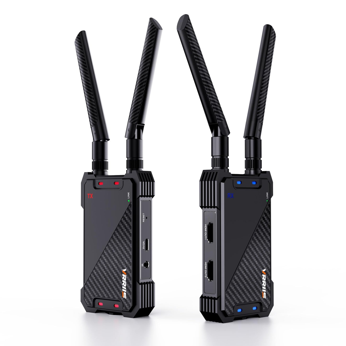 Wireless HDMI Transmitter and Receiver,1300FT Wireless HDMI Extender Kit with Loop Out,1080P Full HD for Streaming from DSLR,Laptop,Setop Box to TV,Projector,IR Remote Control Support