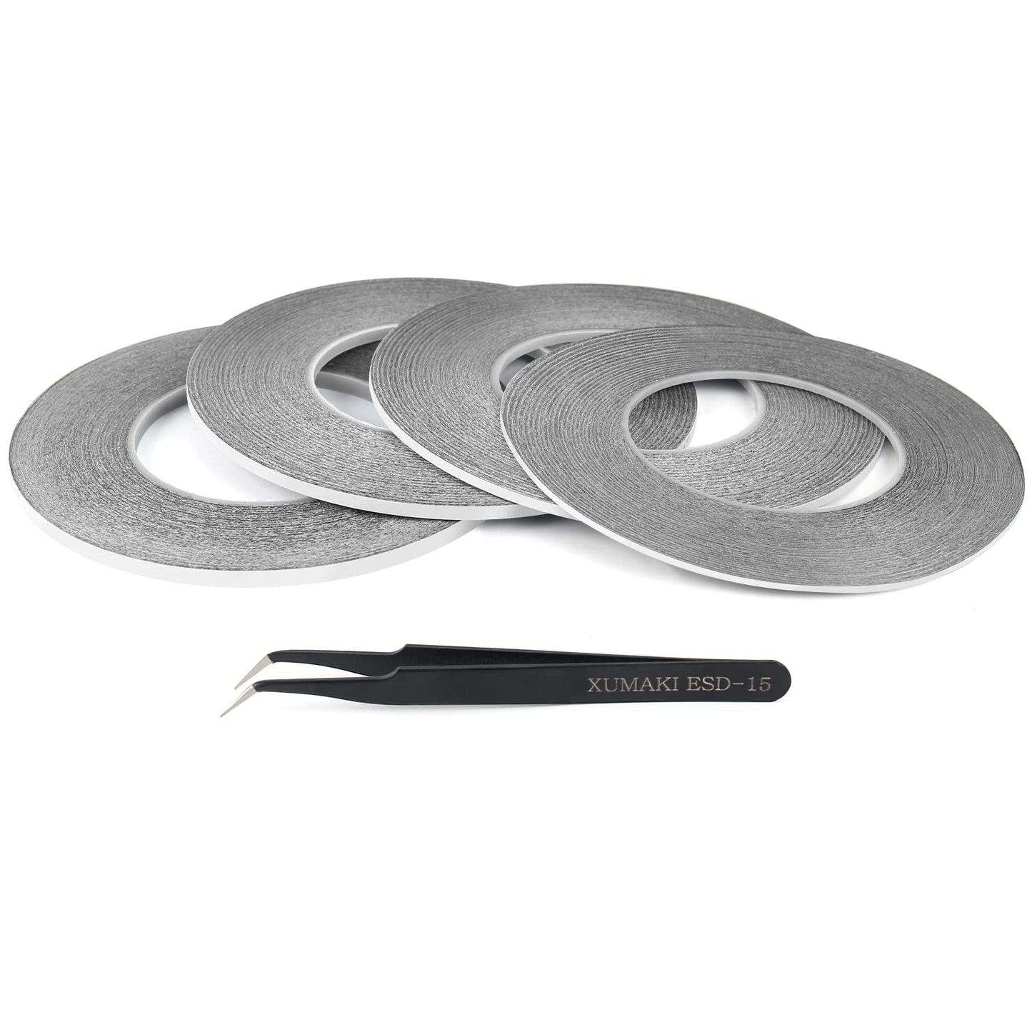 2mm / 3mm x 50M LCD Repair Tape Phone Screen Adhesive Tape LCD Touch Screen Repair Tape with 1 Tweezers for Cell Phone, iPad, Tablets, Laptops, LCD Screen