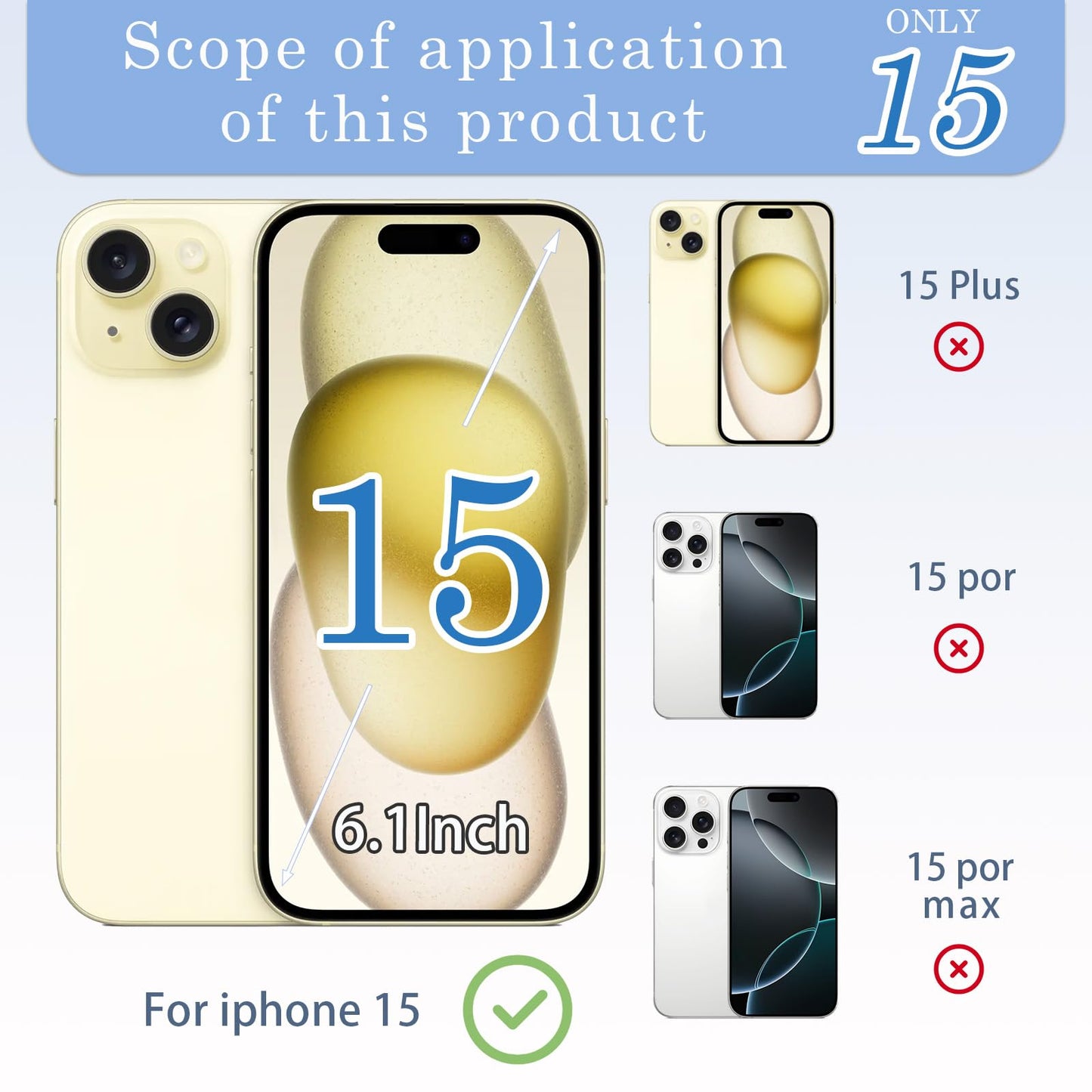 15 Back Glass Replacement with Wireless Charging Flex Cable and Camera Frame All Parts for iPhone 14 (6.1 Inch,Black) Replacement of Equipment Waterproof Tape