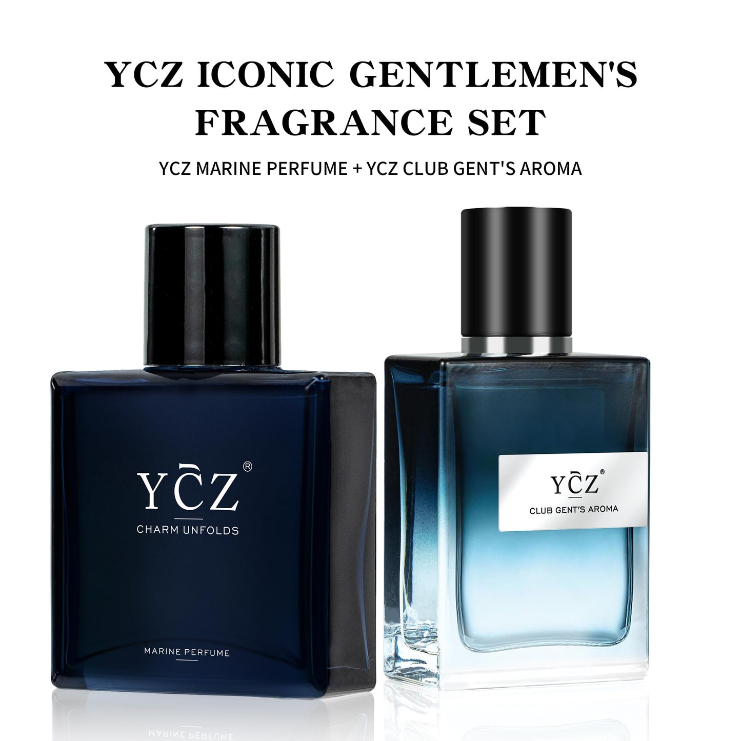 Ycz CLUB GENT'S AROMA, 1.7oz(50ml), Man Perfume, Nightclub Essential Fragrance, Long Lasting Cologne for Men with Aromatic Woody Notes of Aldehyde, Ginger, Mint, and Lemon
