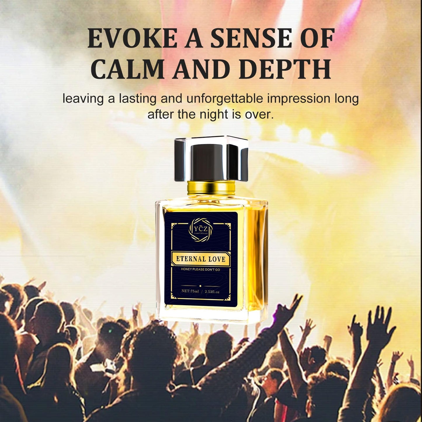 Ycz CLUB GENT'S AROMA, 1.7oz(50ml), Man Perfume, Nightclub Essential Fragrance, Long Lasting Cologne for Men with Aromatic Woody Notes of Aldehyde, Ginger, Mint, and Lemon