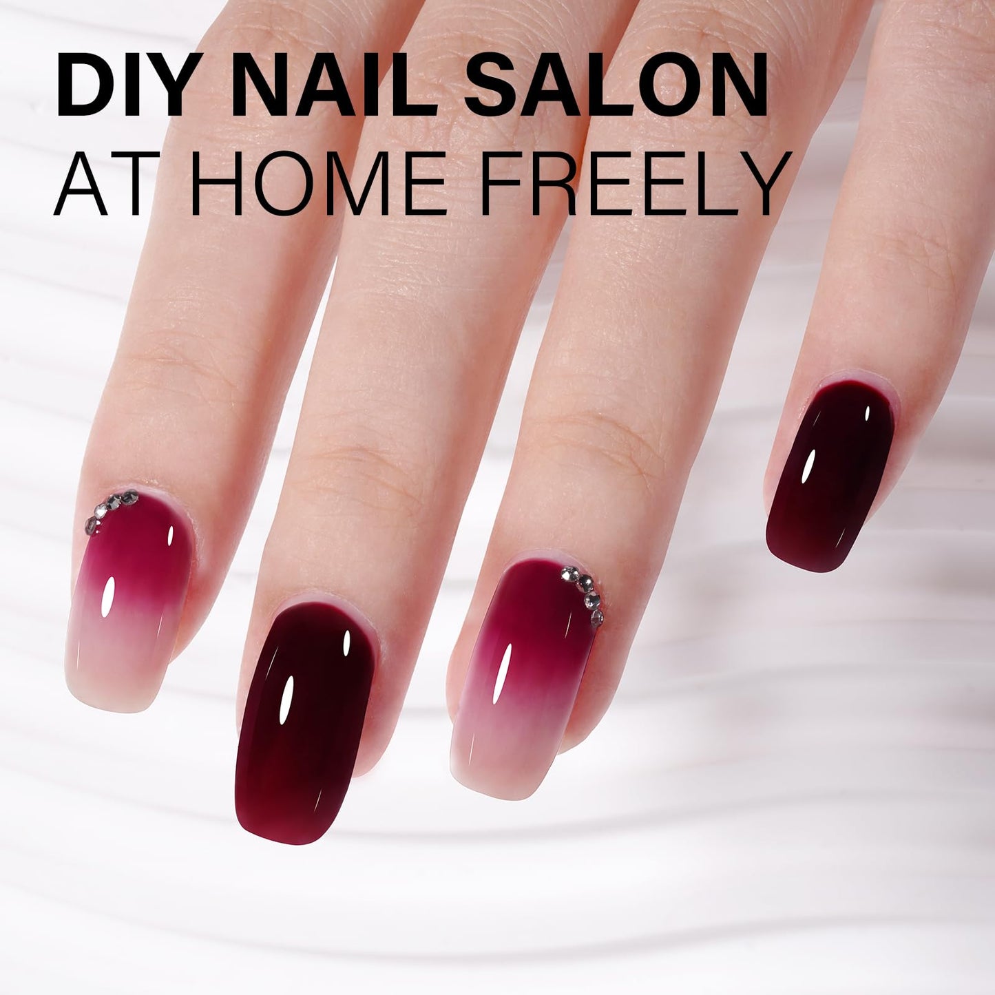 AILLSA Milky Pink Nude Gel Nail Polish, 15ml Translucent Soak Off UV LED Light Cure Gel Polish, Long Lasting for French Nail Art Salon DIY Manicure at Home