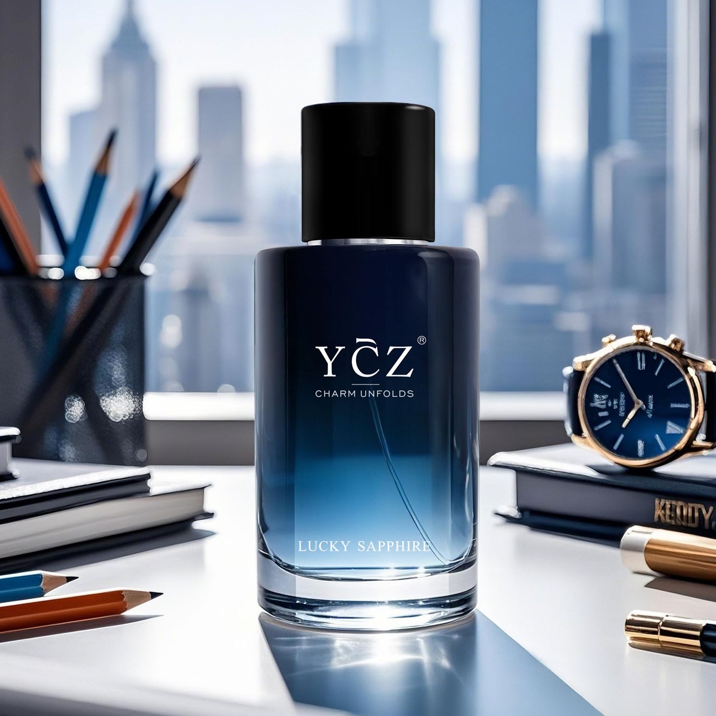 Ycz CLUB GENT'S AROMA, 1.7oz(50ml), Man Perfume, Nightclub Essential Fragrance, Long Lasting Cologne for Men with Aromatic Woody Notes of Aldehyde, Ginger, Mint, and Lemon