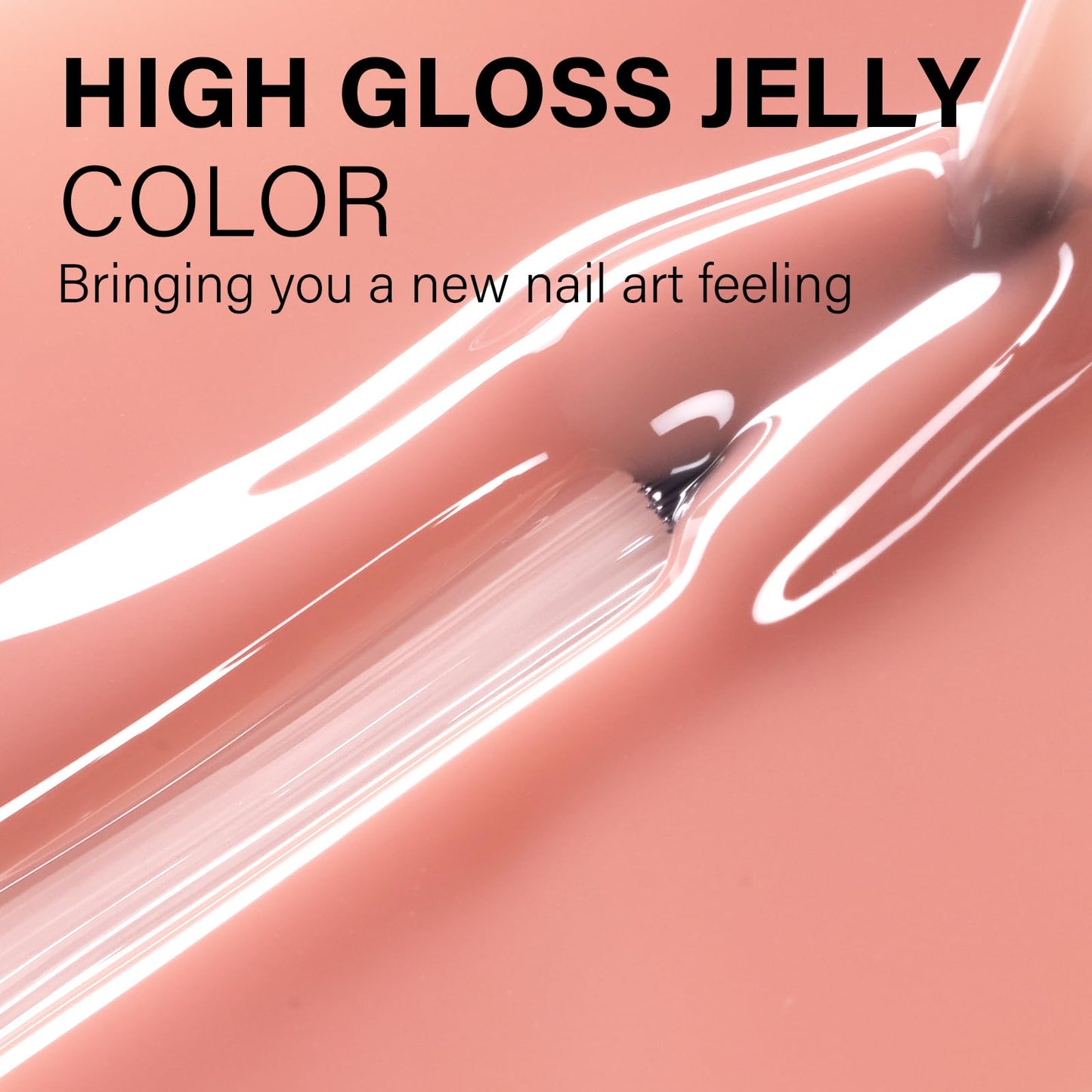 AILLSA Milky Pink Nude Gel Nail Polish, 15ml Translucent Soak Off UV LED Light Cure Gel Polish, Long Lasting for French Nail Art Salon DIY Manicure at Home