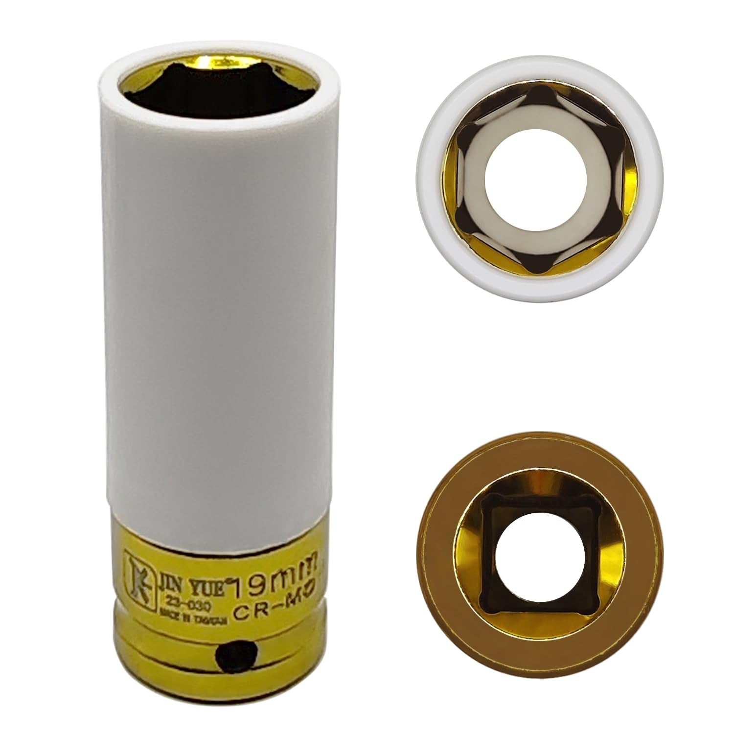 9PCS 25.5Mm Wheel Lock Nut Remover Kit for Jeep (JK) - 19Mm X 20Mm Aluminum Wheel Nut Remover