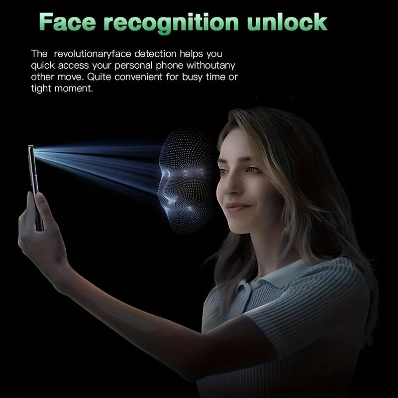 8GB+256GB Ultra C24 5G Android Smartphone - Experience Stunning 6.8" Display, Capture Life with 50MP+13MP Camera, Enjoy Long-Lasting 6800mAh Battery, Dual SIM Convenience, Built-in Stylus Pen, Advanced Face ID, Unlocked for G