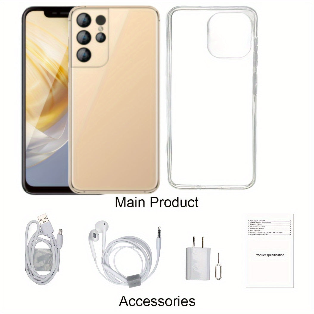 Unlocked 6.1-inch RAM 1GB ROM 16GB Smartphone with 3G/4G Support, Dual SIM, 3000mAh Battery, Protective Case and American Charger