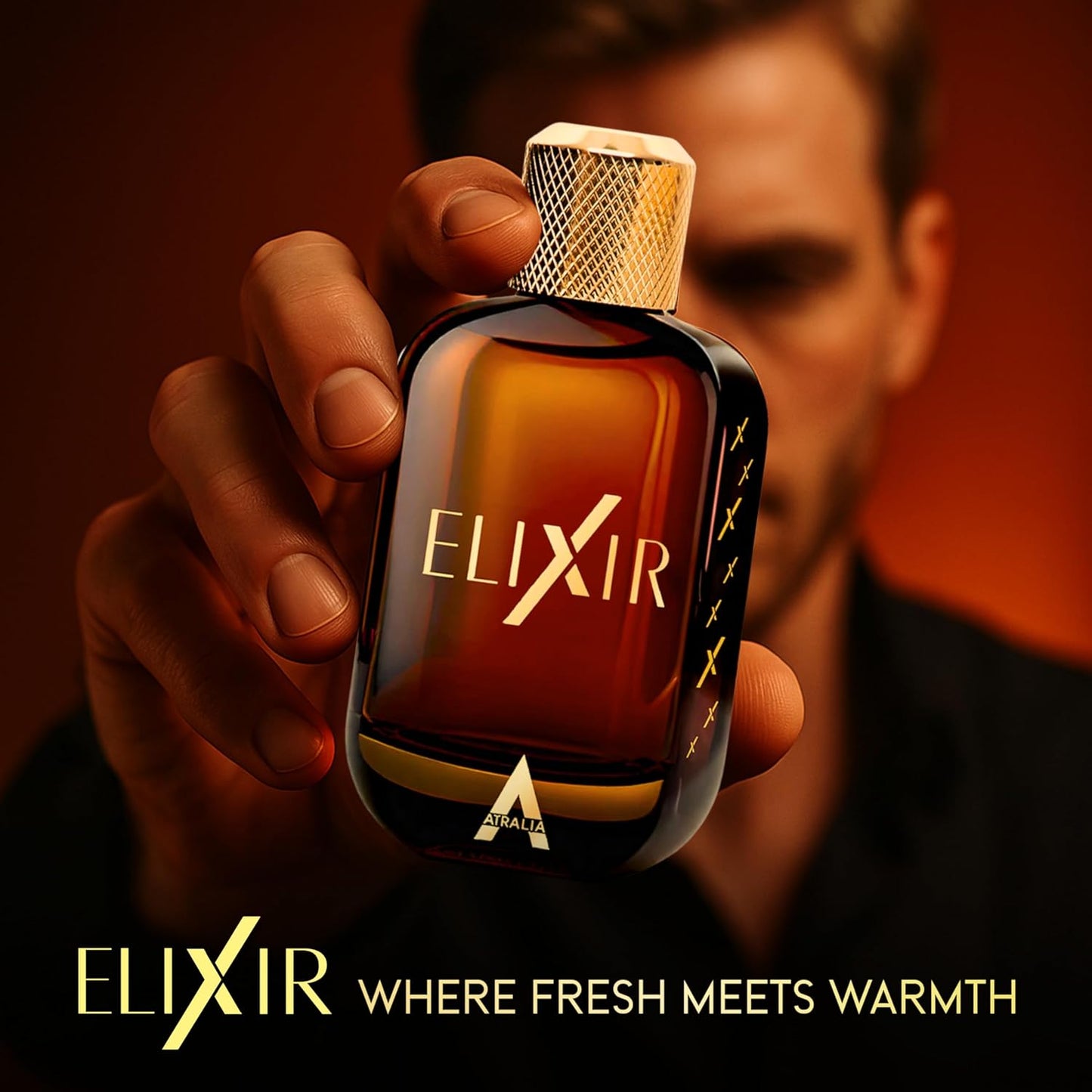 Elixir Eau De Parfum for Men 100Ml 3.4Oz - Luxurious and Long Lasting Fragrances with Notes of Fougere and amber - Best Alternative for Le Male