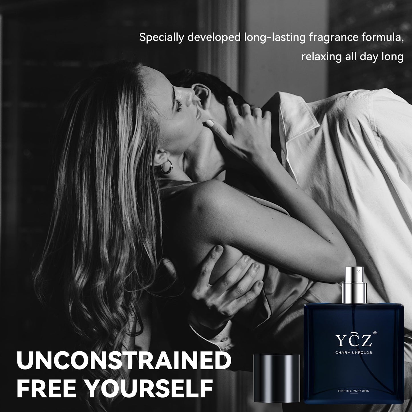 Ycz CLUB GENT'S AROMA, 1.7oz(50ml), Man Perfume, Nightclub Essential Fragrance, Long Lasting Cologne for Men with Aromatic Woody Notes of Aldehyde, Ginger, Mint, and Lemon