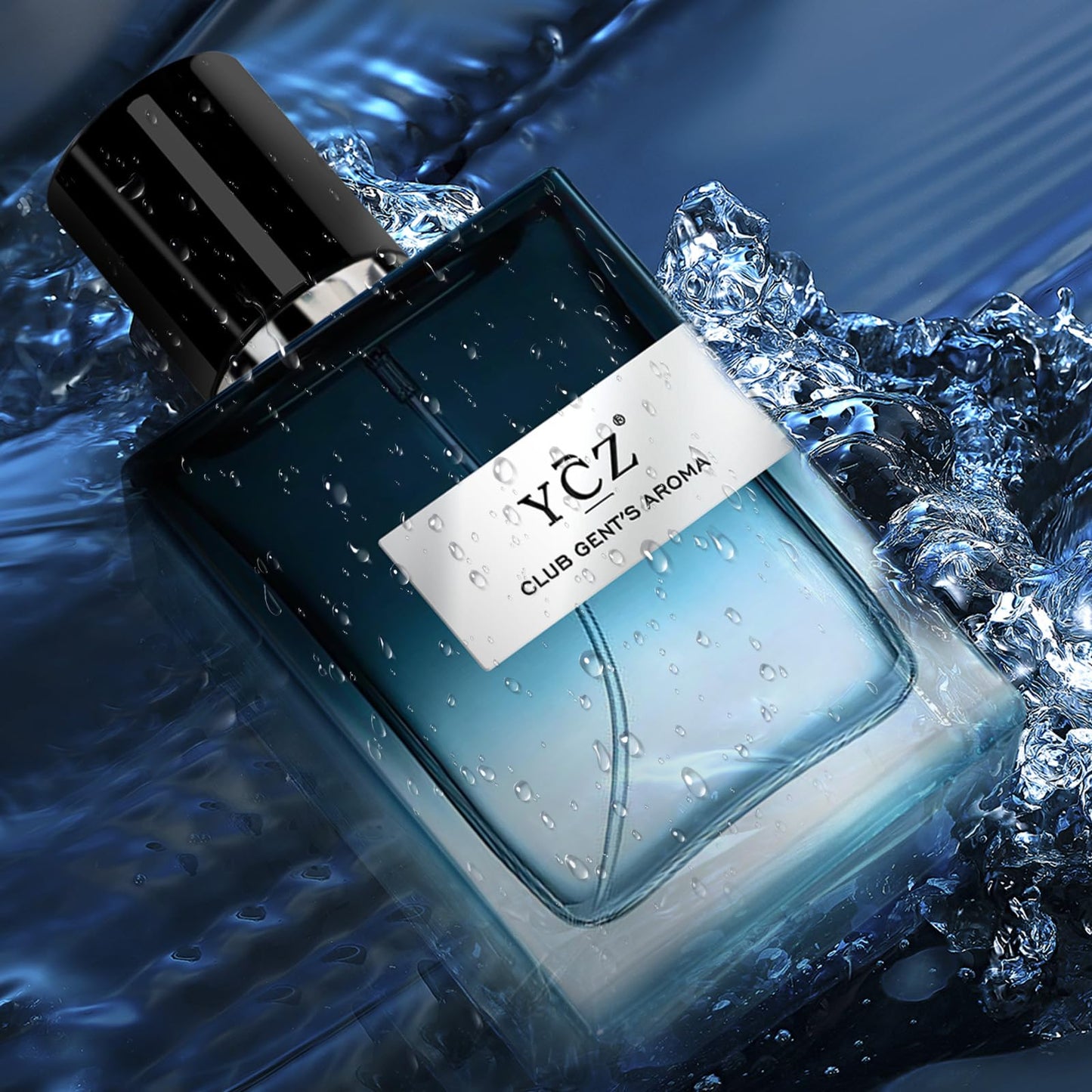 Ycz CLUB GENT'S AROMA, 1.7oz(50ml), Man Perfume, Nightclub Essential Fragrance, Long Lasting Cologne for Men with Aromatic Woody Notes of Aldehyde, Ginger, Mint, and Lemon
