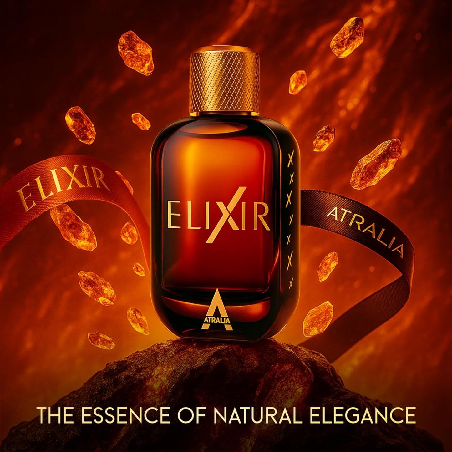 Elixir Eau De Parfum for Men 100Ml 3.4Oz - Luxurious and Long Lasting Fragrances with Notes of Fougere and amber - Best Alternative for Le Male