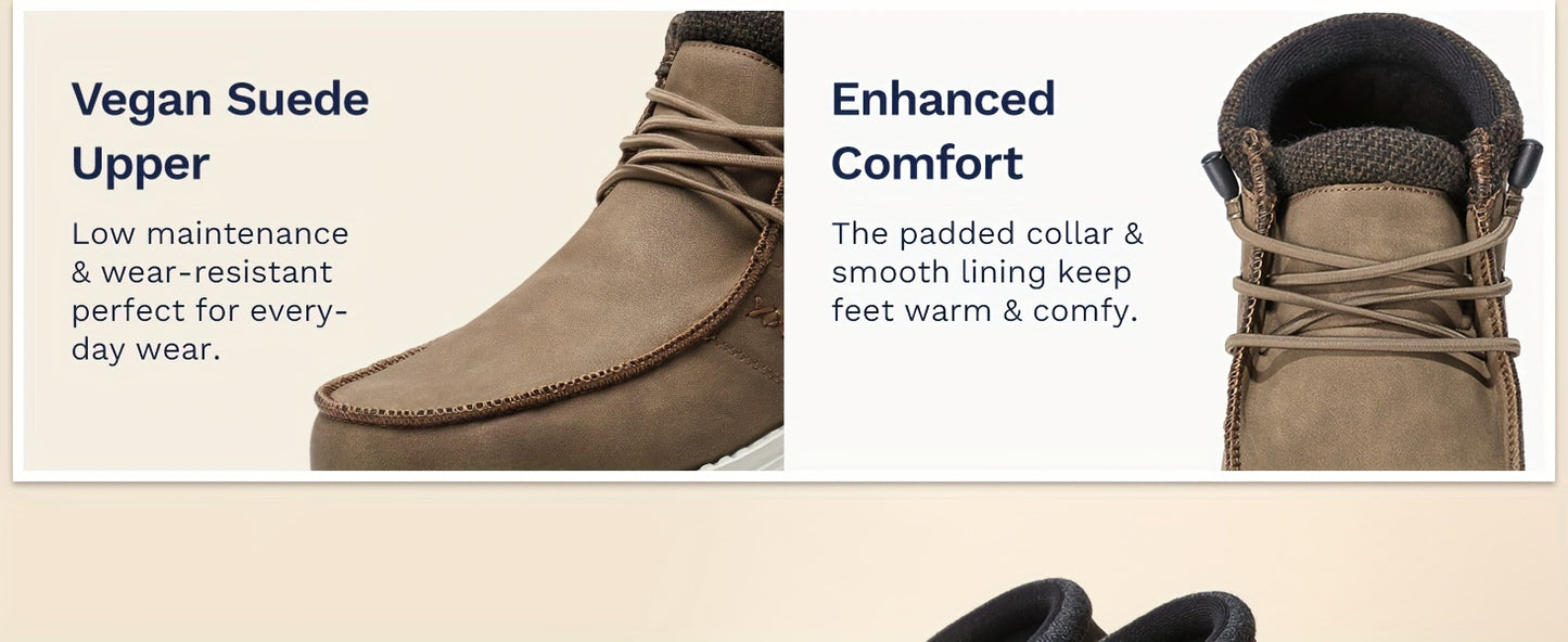 Winter Men's Warm Casual Slip-on Loafers For Men Shoes Boots