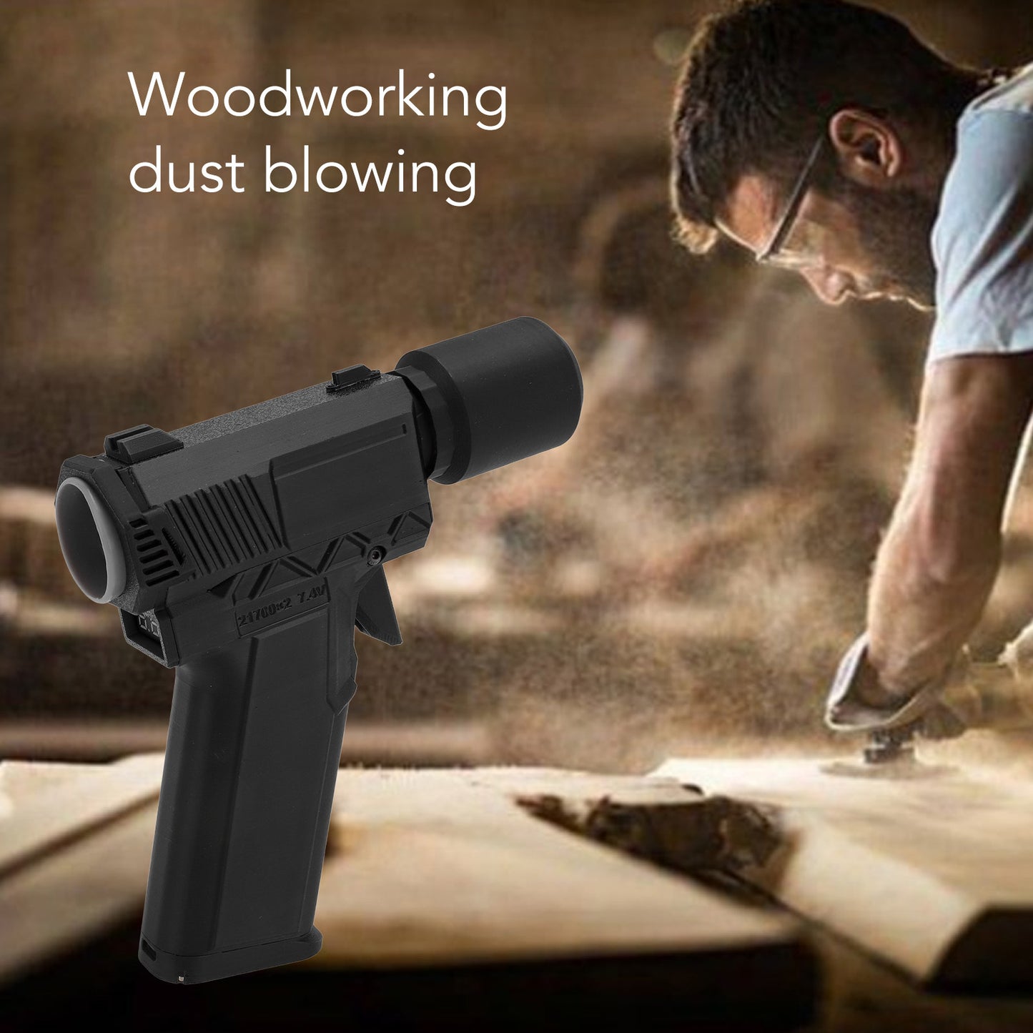 Yosoo Health Gear USB Powered Electric Dust Blower, 200000rpm Variable Speed Mini Jet Fan, Portable Air Duster for Electronics, Computers, Keyboards, Cars, Lens Cleaning, Home and Office Use