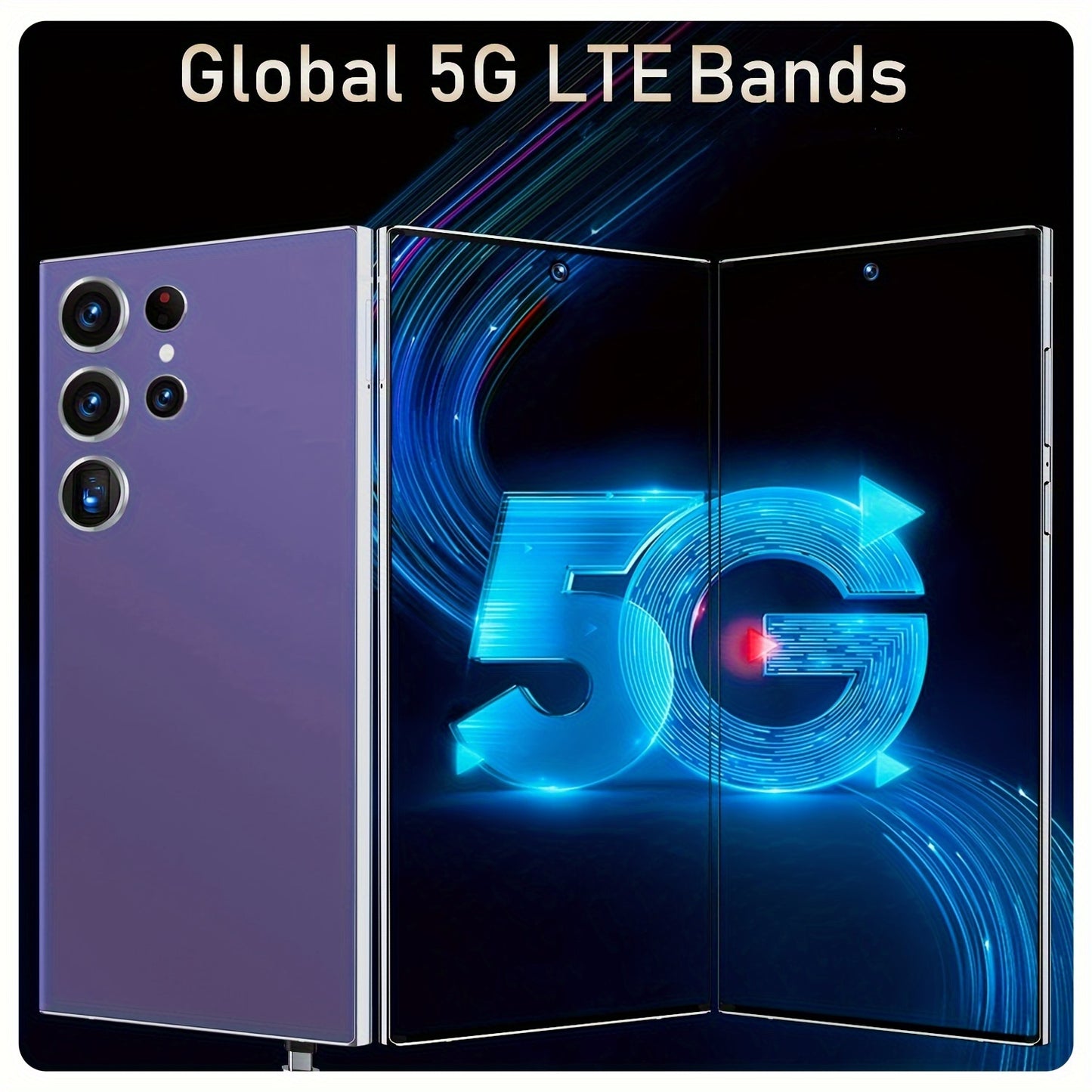 8GB+256GB C24 Ultra 5G Android Smartphone - 7.3" Display, 50MP+108MP Camera, 7000mAh Battery, Dual SIM, Built-in Stylus Pen, Unlocked Cell Phone For Global Use