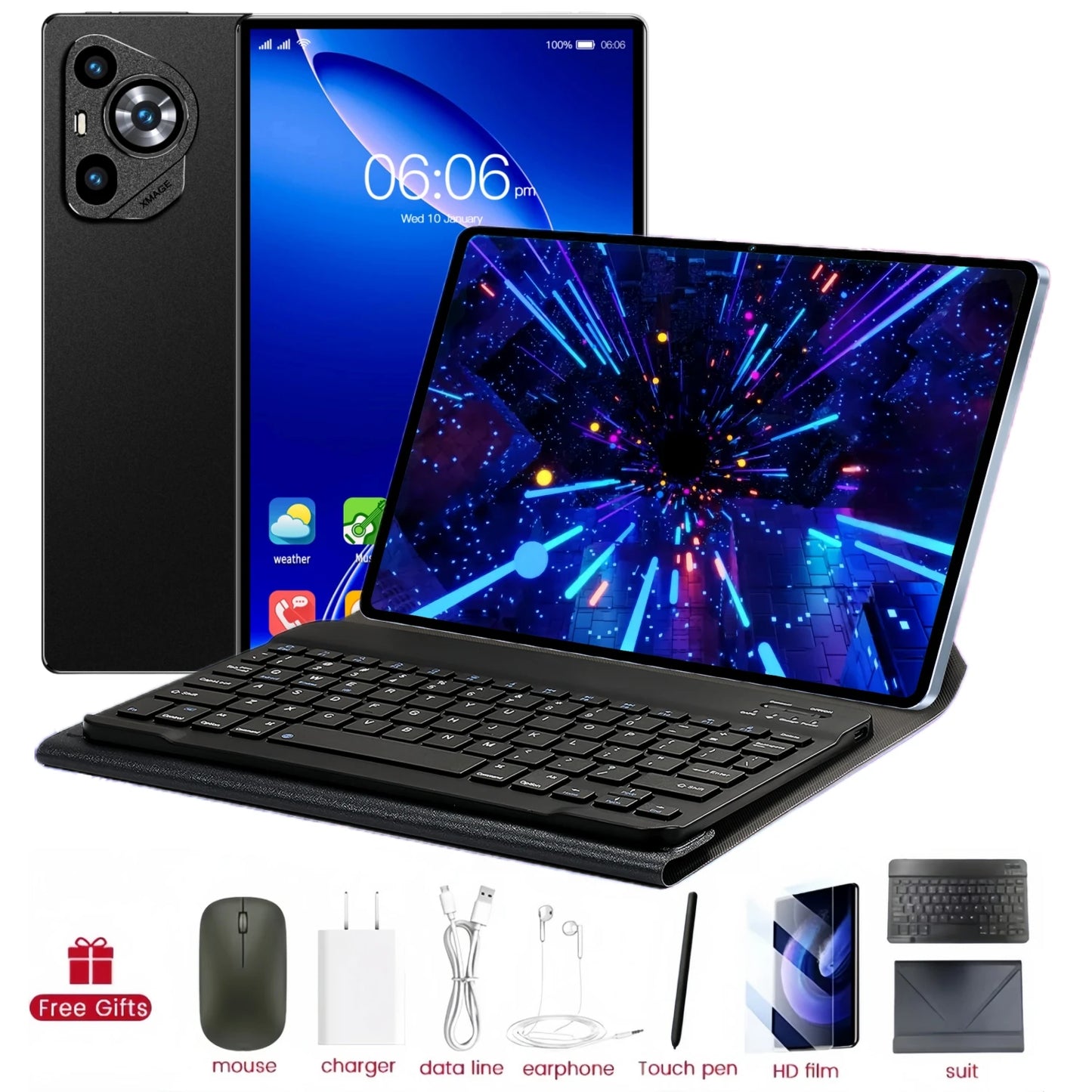 2025 Original Global Version P70 Pro Snapdragon 8Gen3 Android 15 Tablet 11 Inch 22GB+2TB 12000 mAh 5G Dual SIM Tables PC