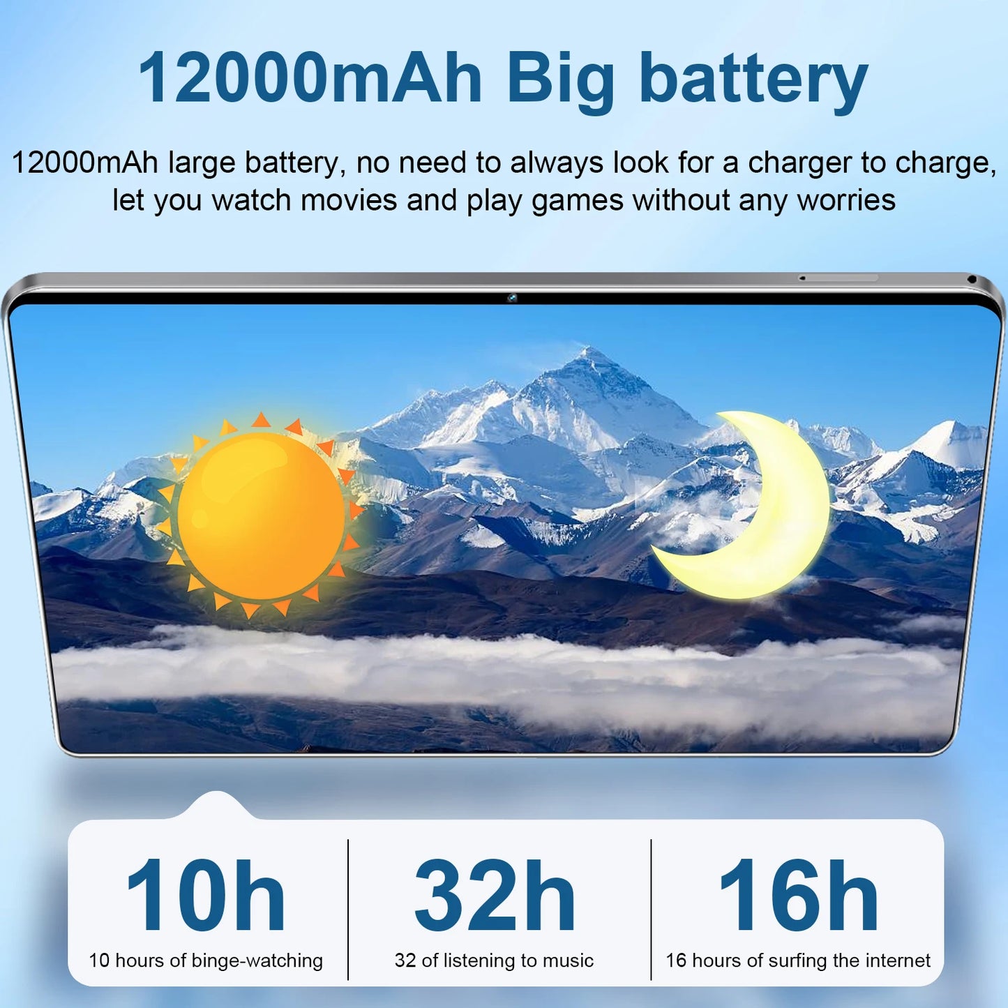 2025 New 11.6 inch Network Android 13.0 Tablet 16GB RAM 1TB ROM 16MP 32MP 10 Core 12000mAh tablet 4 5G Wifi Tablet