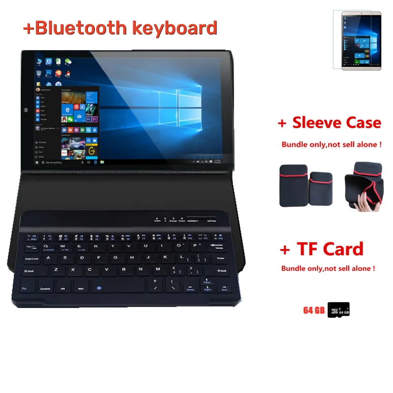 8 Inch 8GB DDR3 RAM 128GB ROM AR1 Windows 10 Tablet PC Z3735F CPU 1.33GHz 1280 x 800 IPS Screen WIFI Quad Core Dual Cameras