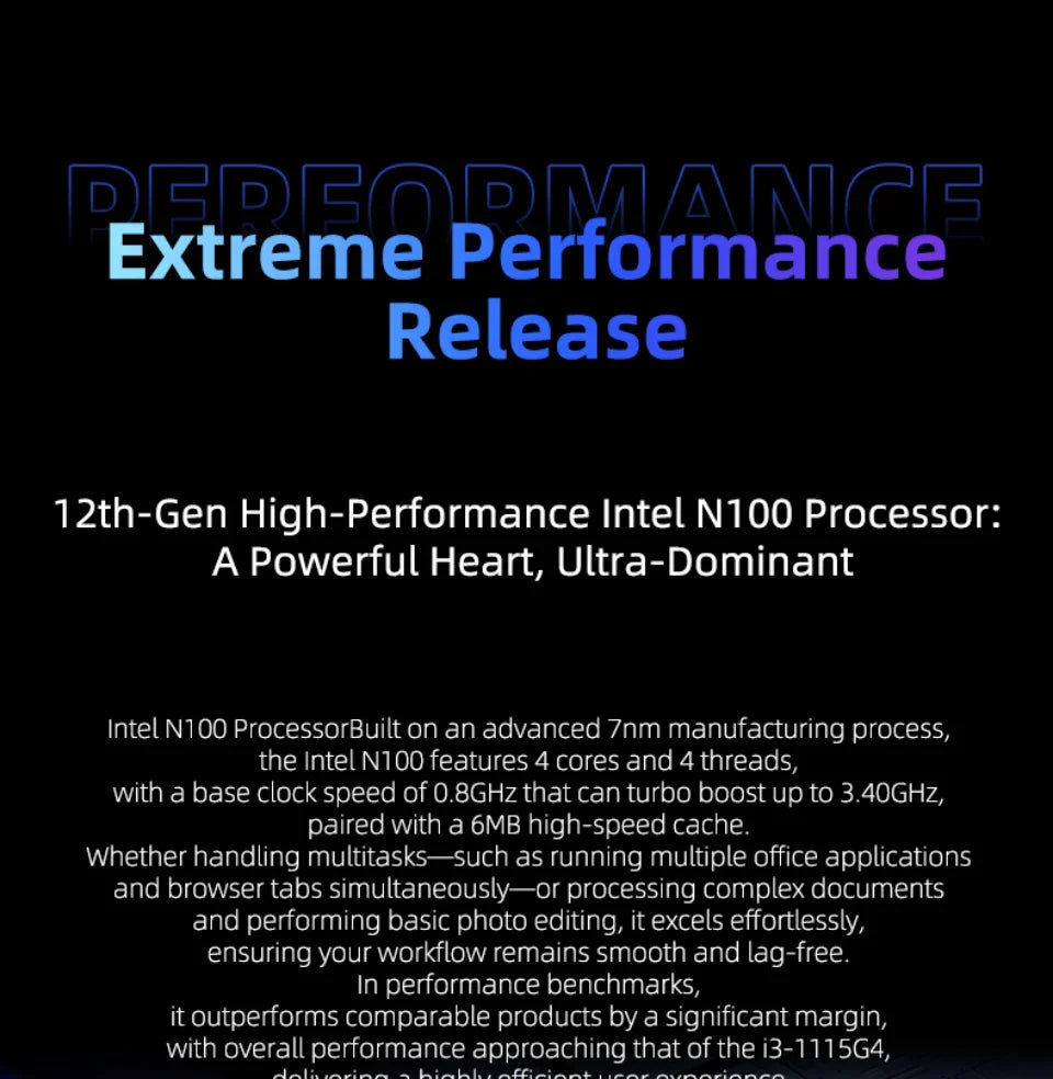 AKPAD 15.6"+7" Dual Screen Laptop Computer, Intel 12th N95 32GB/16GB DDR4 RAM, RGB Backlit Keyboard 7" Touch Screen Notebook PC