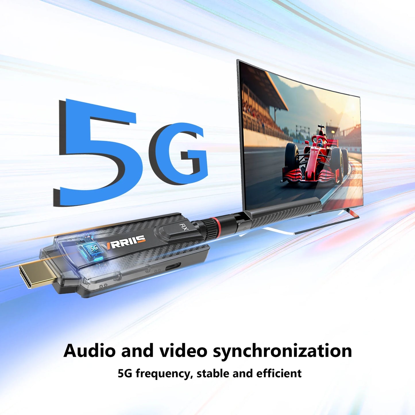 0.05s 5G 200m Wireless Wifi HDMI Video Transmitter Receiver Extender TV Stick Laptop PC To TV Projector Display Dongle Adapter