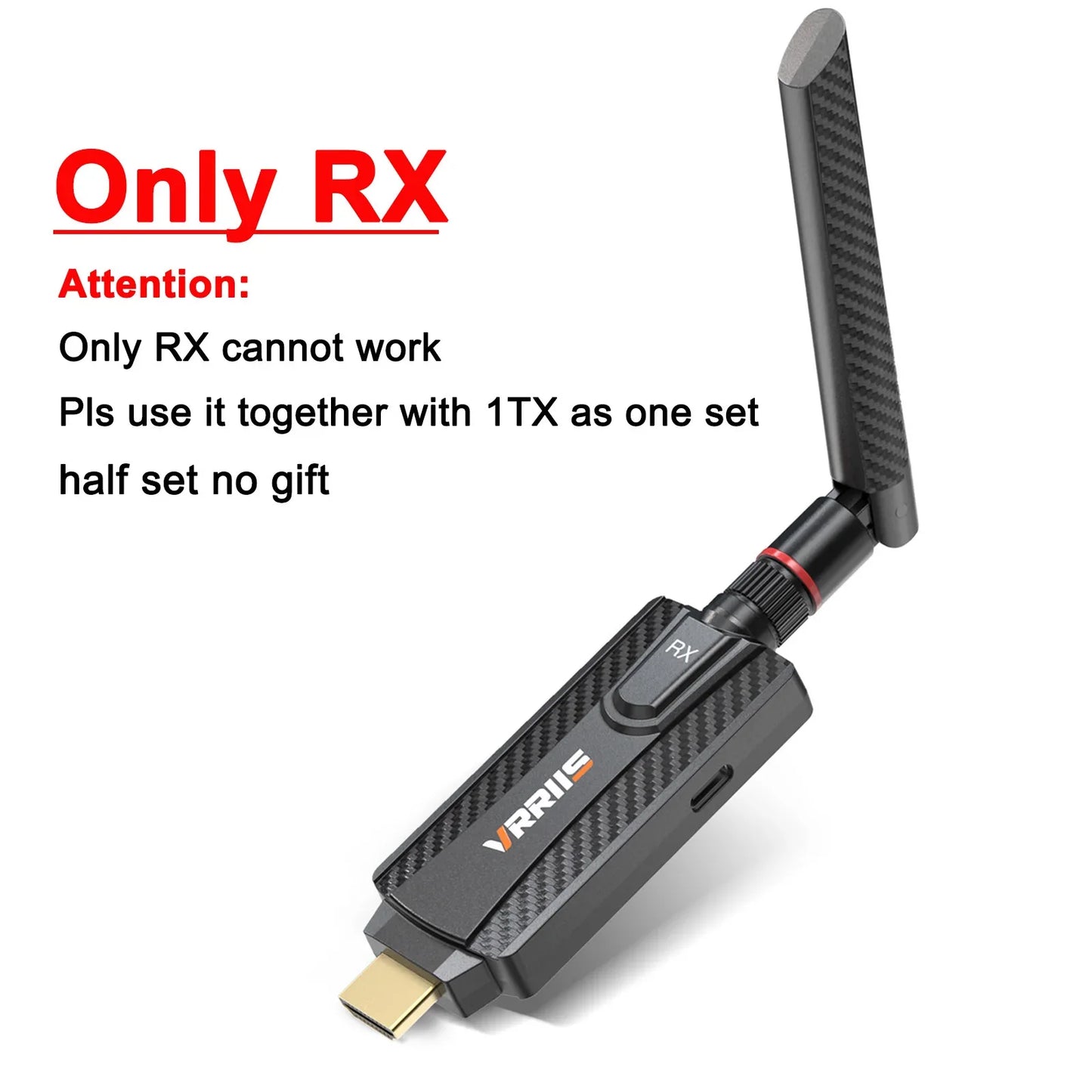 0.05s 5G 200m Wireless Wifi HDMI Video Transmitter Receiver Extender TV Stick Laptop PC To TV Projector Display Dongle Adapter
