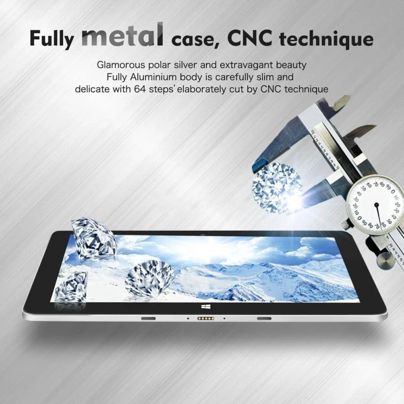 10.6 INCH Windows 10 Tablet PC 2GB RAM 32GBROM C24 X5 Z3735F CPU Quad Core 1366*768 IPS Screen WIFI 5000 MAH Battery