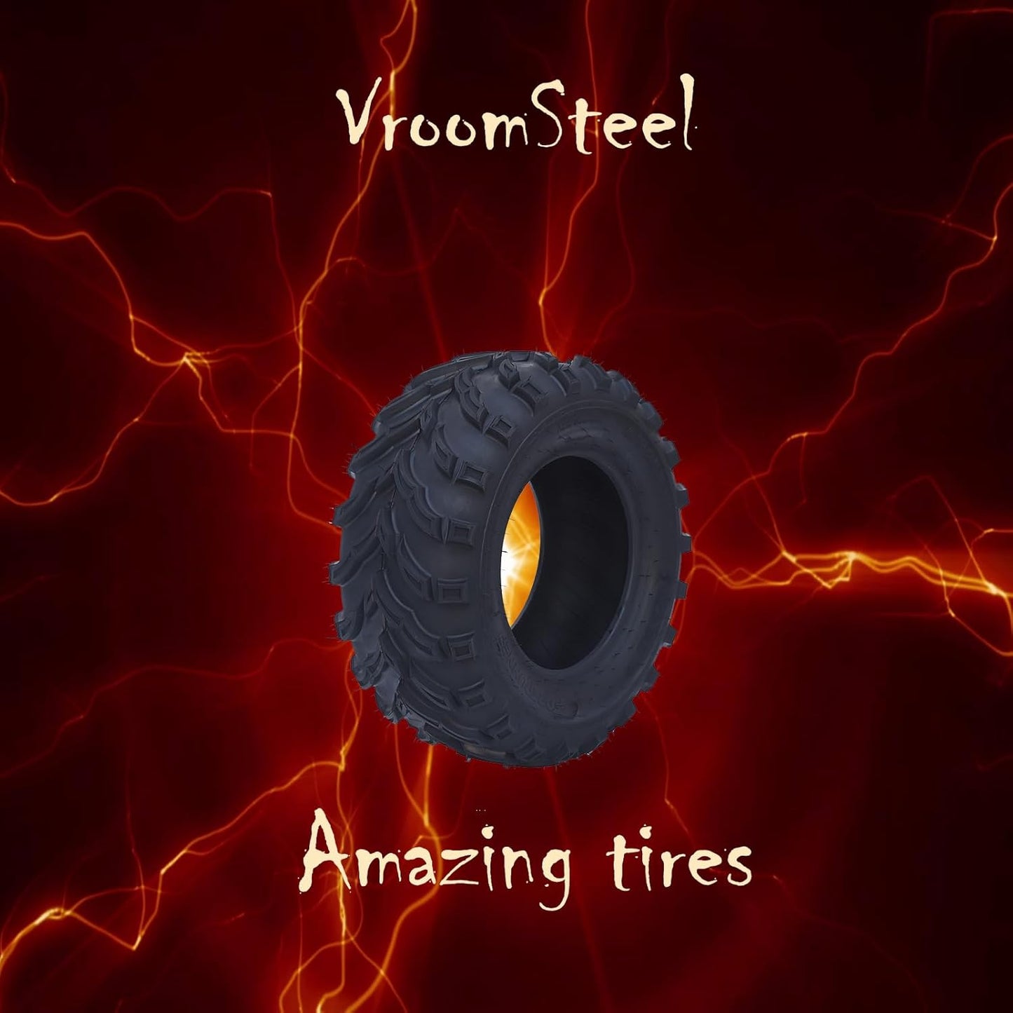 27X9-12 ATV Tires 27X9-12 UTV Tire - ATV/UTV Tires, All-Terrain Tires, Off-Road Tires, Mud/Trail Tires, Tubeless (Set of 2)