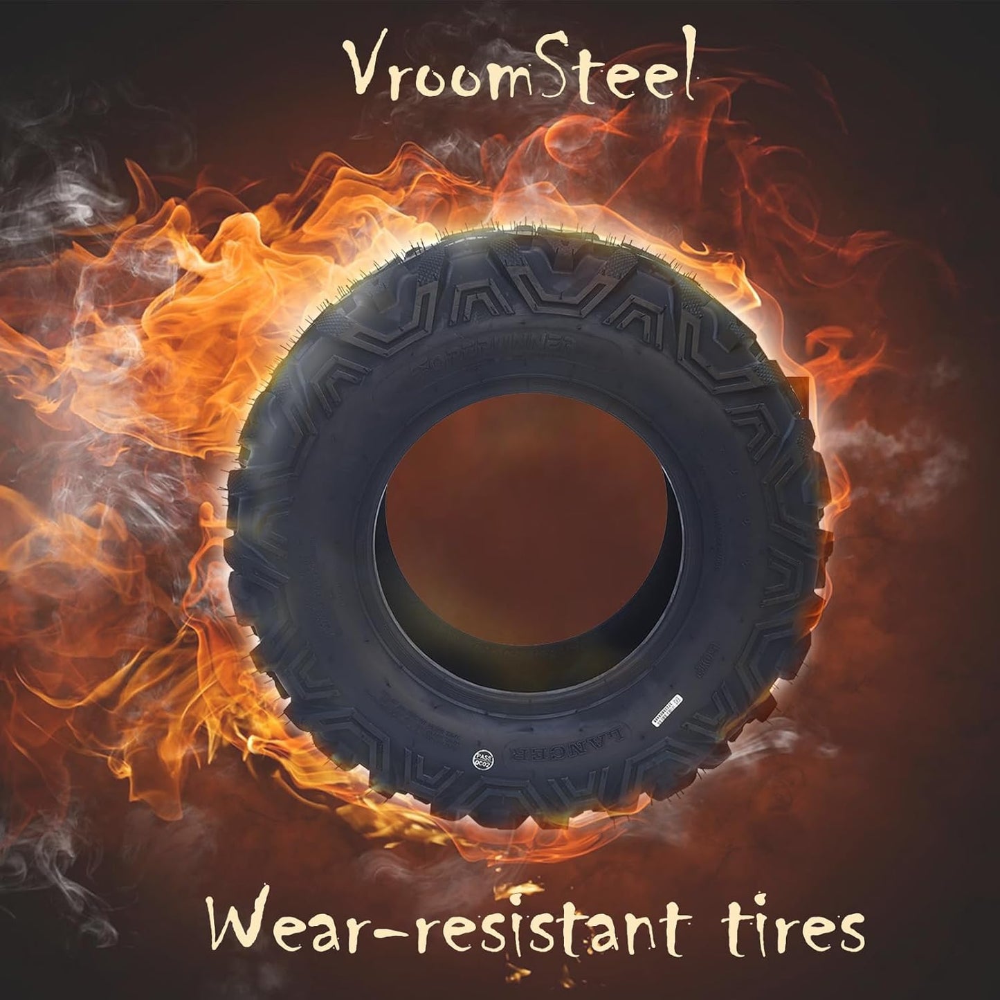 26X9-14 ATV Tires Set of 2 UTV Tires 6PR All-Terrain ATV/UTV Tires, Off-Road Tires, Tubeless
