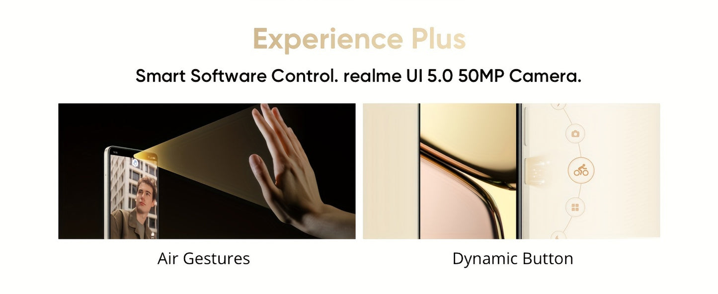 6GB+128GB Realme C65 Unlocked Smartphone - Capture Life with 50MP AI Camera, 5000mAh Long-Lasting Battery, NFC Supported, 4G LTE, Android 14, Global Version, Black