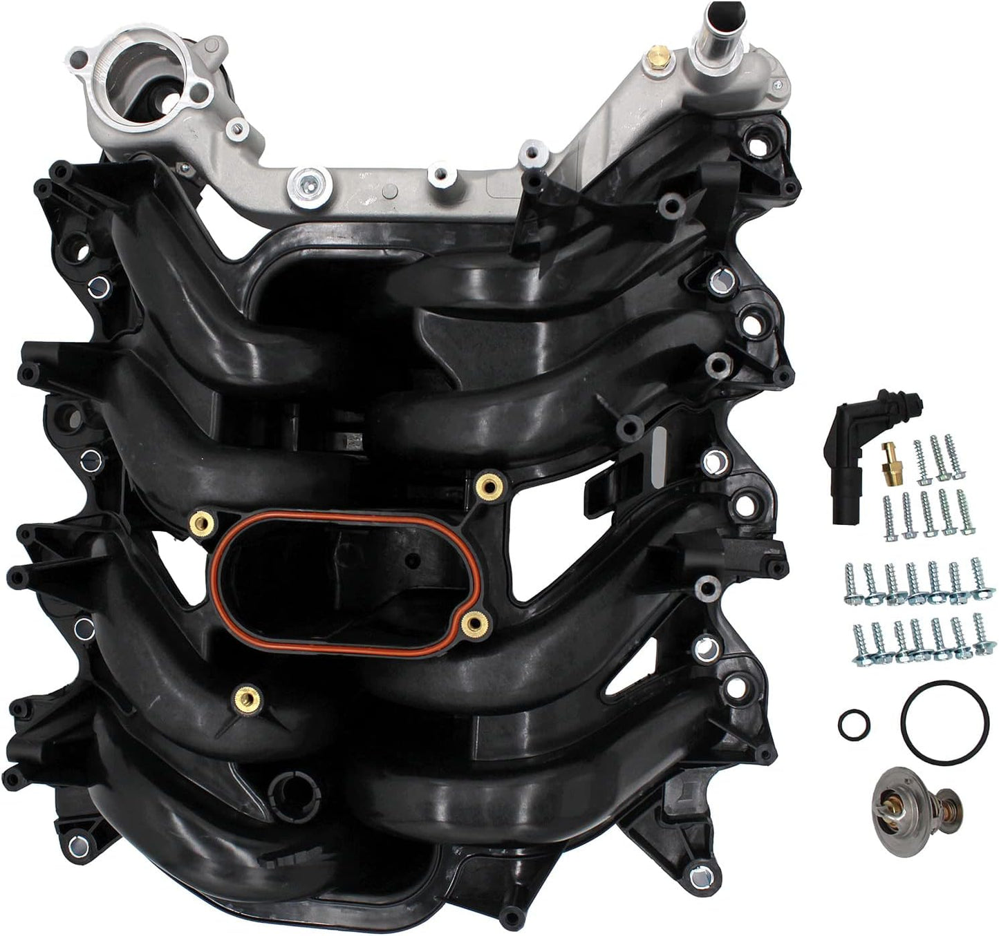 Upper Intake Manifold Compatible with 615-188, 5.4L Ford E-150,Club Wagon, E-250, E-350, E-450, F-150, F-250 Super Duty, F-350, Econoline, Excursion, Expedition. Exclude Coolant Heated Pcv