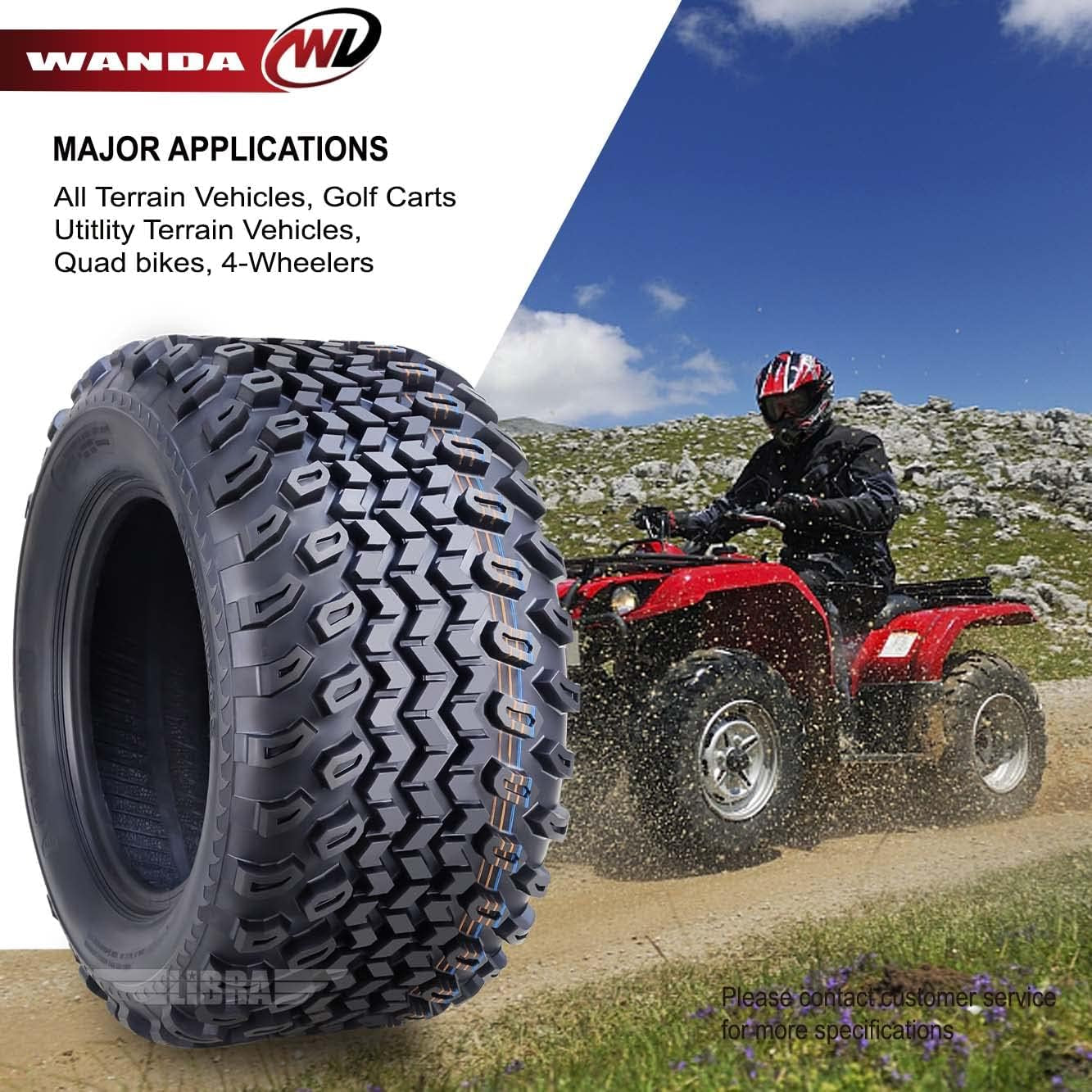 22X11-10 Golf Cart ATV Tires 4PR 22X11X10 High Load, Set 2-10142