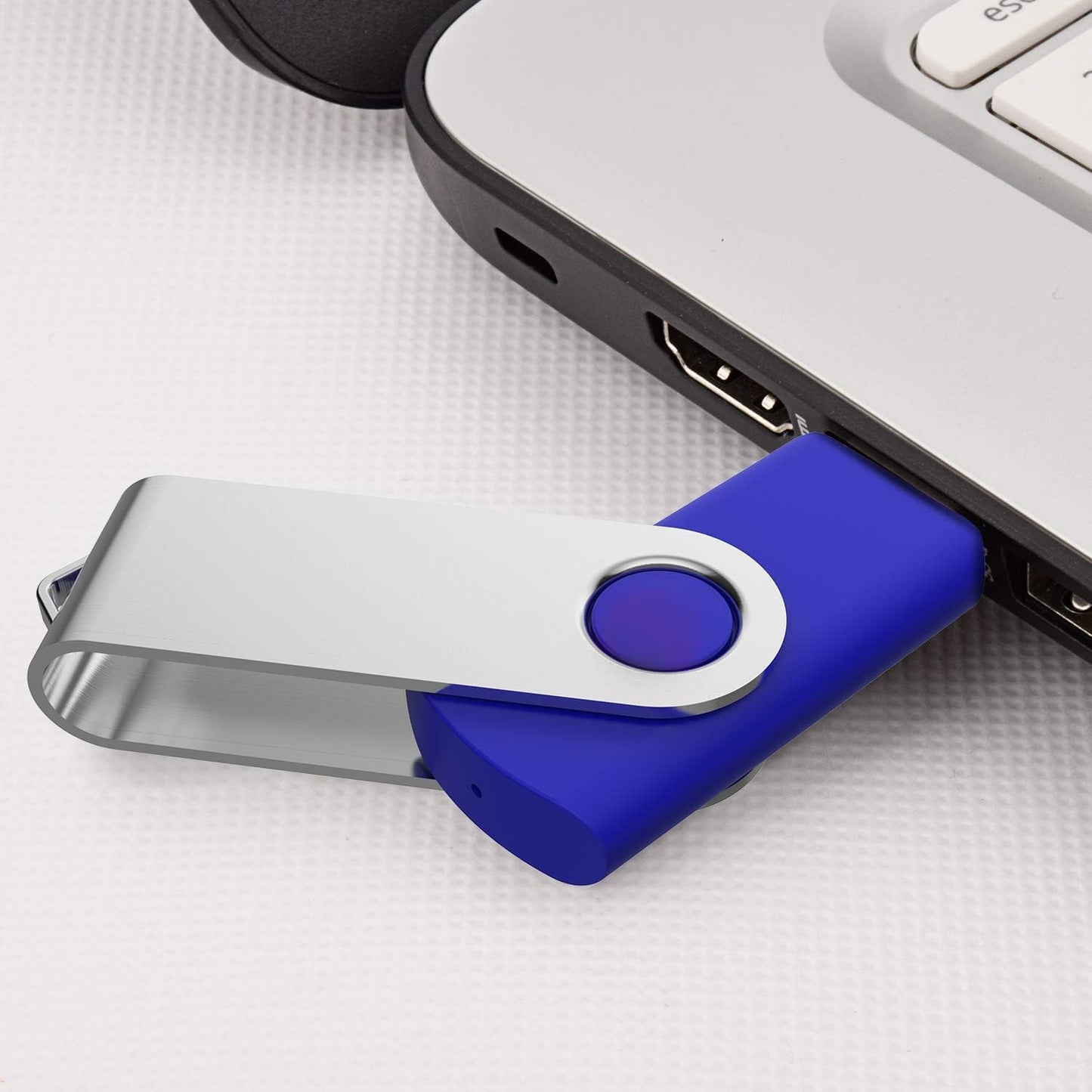 64GB USB 2.0 Flash Drive - 10 Pack, Blue
