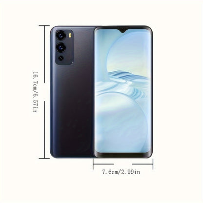 1GB RAM + 16GB ROM HOT12I Unlocked Smartphone with 6.56-inch Screen, Dual SIM, 3G/4G Support, 3500mAh Battery, Protective Case and American Charger