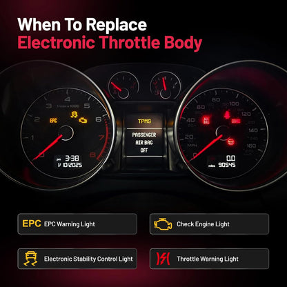 Throttle Body Compatible with Ford Expedition 2009-2014, F-150 2004-2010, F-250 F-350 Super Duty 05-10, Lobo 2010, Compatible with Lincoln Mark LT 06-2008, Navigator 05-14 Replaces 8L3Z-9E926-A
