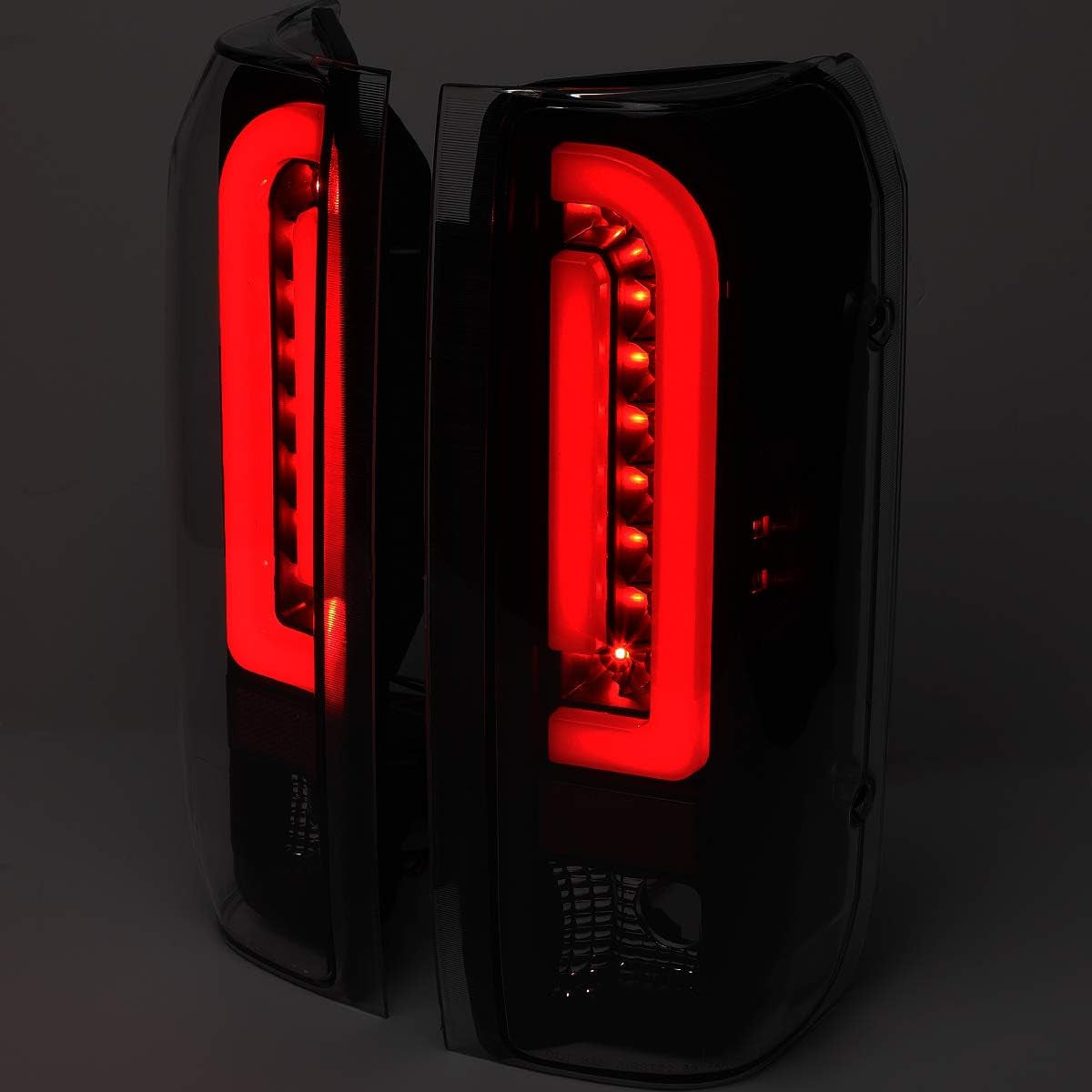 TL-F15094-LED-3D-BK-SM LED 3D Tail Light Assembly Driver & Passenger Side [Compatible with 90-96 Ford F150 / 90-97 F250 / 90-97 F350 / 90-96 Bronco]