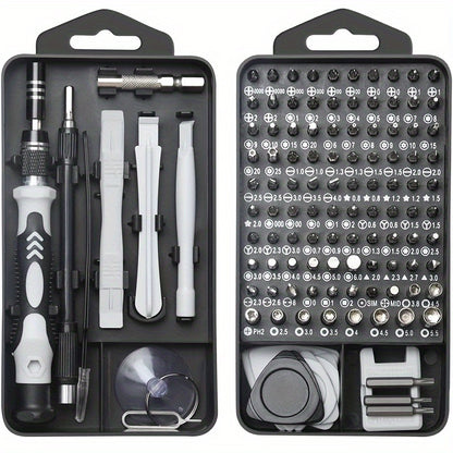 122 In 1 Precision Screwdriver Set, Electronics Magnetic Repair Tool Kit With Case For Repair Computer, IPhone, PC, Cellphone, Laptop, Switch, PS4, Game Console, Watch, Glasses Etc