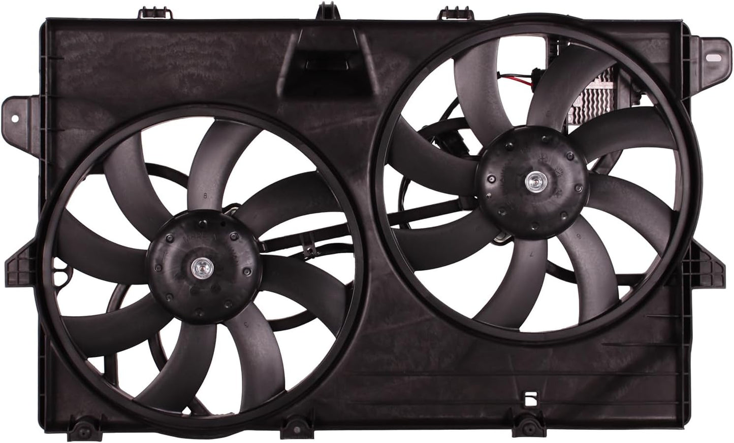 OE Replacement Engine Radiator Cooling Fan Assembly for 2007-2009 5/4 Ford Edge/Lincoln MKX 3.5L W/O Towing PKG W/PWM | OE No. 7T4Z-8C607A | Partslink No. FO3115177