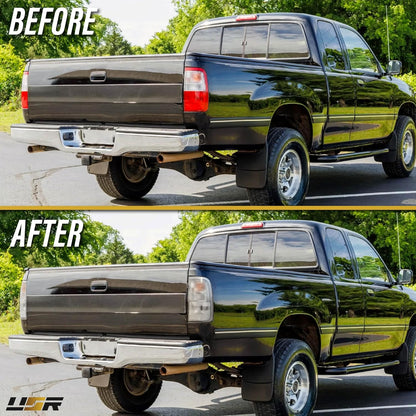 USR 93-98 XK10 / XK20 Tail Light – Rear Tail Lamps Set (Left + Right) Compatible with 1993-1998 Toyota T100 Pickup Truck All Models Base, DX and SR5 Pick up (CLEAR LENS TAIL LIGHTS with BULBS)