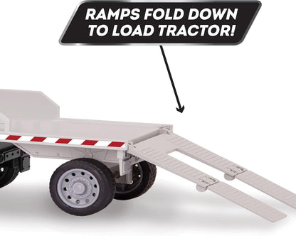 – 7-Inch Flatbed Truck Toy with Lights & Sounds, Movable Parts, Construction Vehicle for Boys & Girls, Durable Design, Realistic Details, Gift 3+ Years Toy for Kids