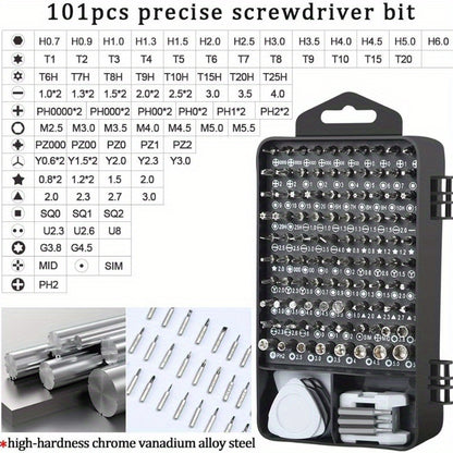 122 In 1 Precision Screwdriver Set, Electronics Magnetic Repair Tool Kit With Case For Repair Computer, IPhone, PC, Cellphone, Laptop, Switch, PS4, Game Console, Watch, Glasses Etc